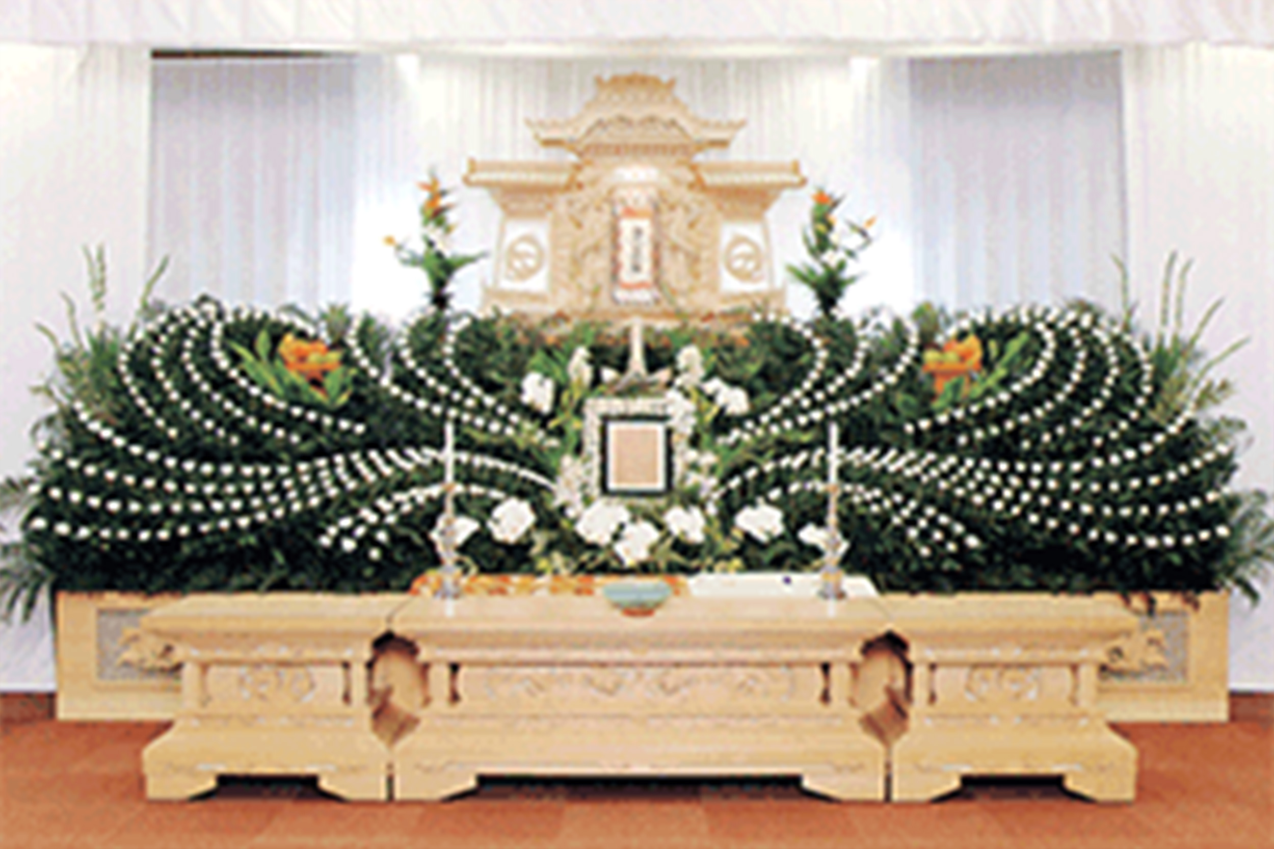 150万円コースの祭壇例です。